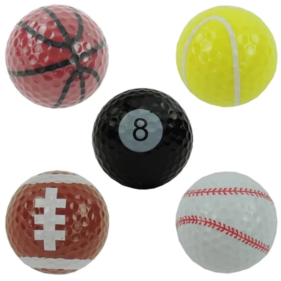 

5pcs Sports golf balls Two piece ball for golf best gift for friend