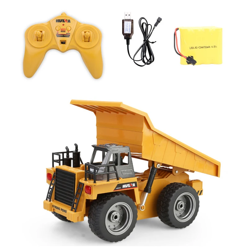 New 1540 RC Truck 2.4G 6 Channel Remote Control 540 Metal Big Dump Truck 4 Wheel Realistic Machine Toys Sand Car RC Gift D16 New 1540 RC Truck 2.4G 6 Channel Remote Control 540 Metal Big Dump Truck 4 Wheel Realistic Machine Toys Sand Car RC Gift D16