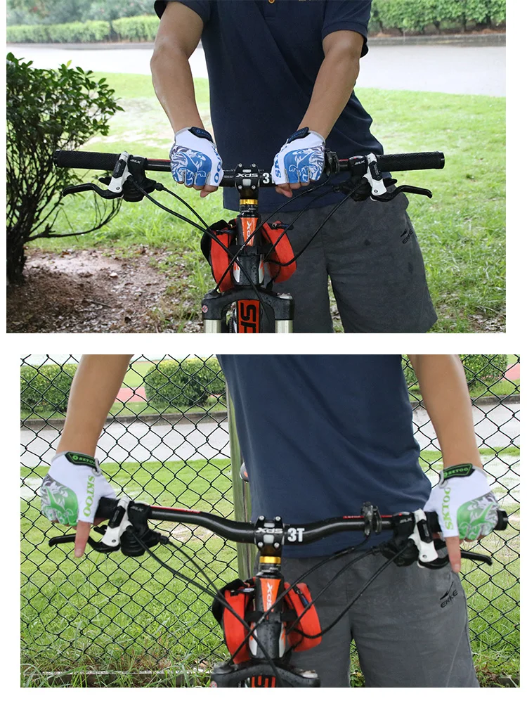 Перчатки для спортзала мужские и женские Воздухопроницаемый полупалец фитнес-велосипед перчатки противоскользящие для тяжелой атлетики спортивные тренировочные перчатки без пальцев