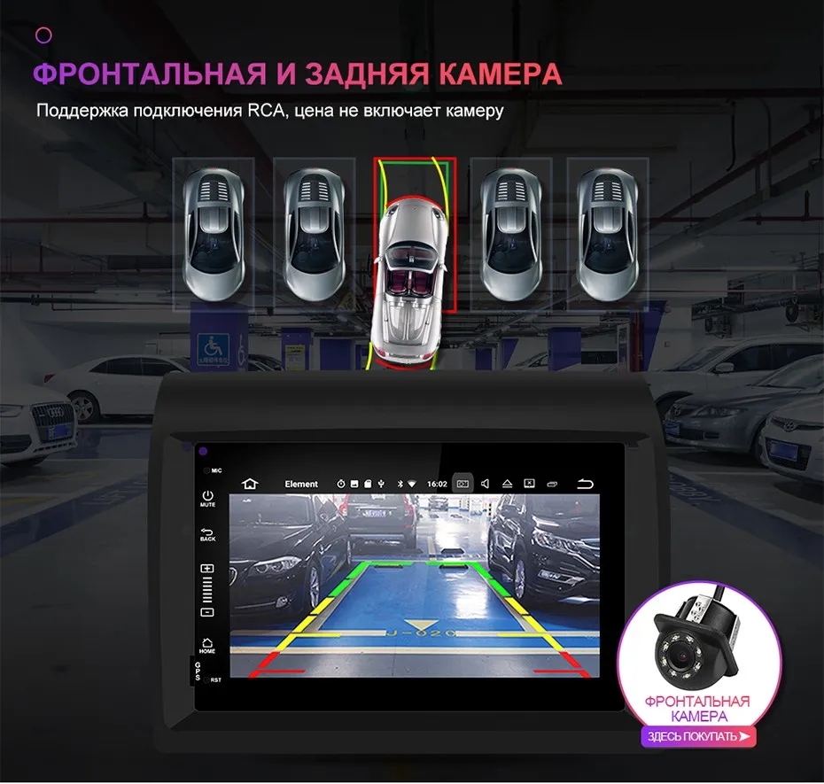 Isudar H80 Автомобильный мультимедийный плеер Android 8,0 2 DIN Авторадио для Fiat/Ducato/peugeot/Боксер/джемпер попугай голос управление DSP