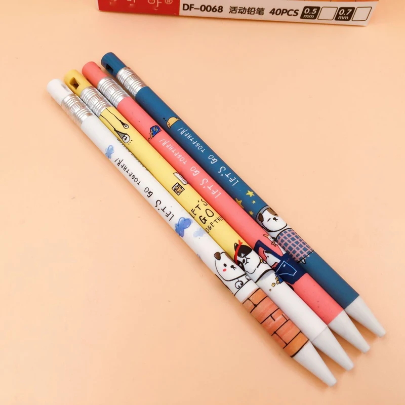 1X Cute Macaron 2.0mm Mechanical Pencil For Sharpener Gift Kid Teacher StudZ 0H 