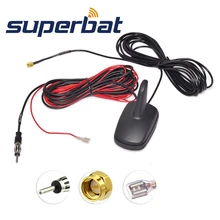 Superbat DAB/DAB+/FM/AM Автомобильная цифровая радио антенна на крыше с усиленным SMA штекерным разъемом