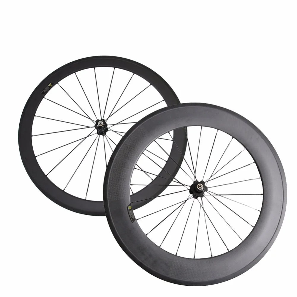 Best CSC 700C 25mm road bicycle wheelset Clincher Tubular Depth 38+50/50+60/50+88/60+88mm Carbon bike Road wheels carbon novatec 3