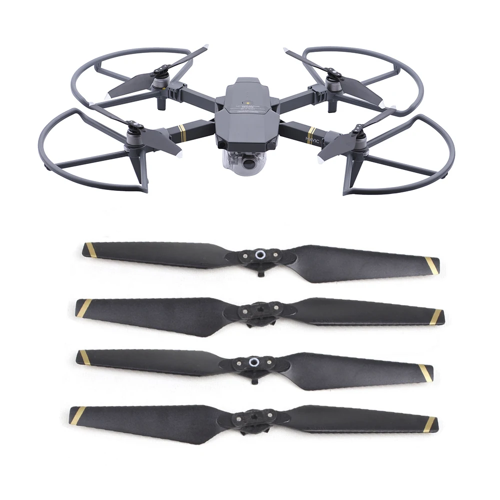 

4PCS 8330 8331 Low Noise Propeller Props Protector Combo Quick Release Propeller Guard Blade Bumper for DJI Maivc Pro