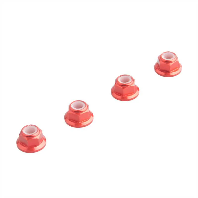 

4pcs/lot HSP 122049 Aluminium Nylon Nut M4 4P 02190 Upgrade Parts For 1/10th Himoto 31054 Lock Nut RC 4WD Car Electric Car