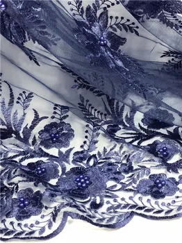 

pink black African beads Lace Fabric, 3D Applique Lace For Wedding, Bridal Dress Tulle Lace Fabric Golden lake blue green red