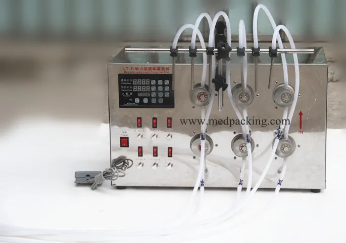 

5ml to unlimited Magnetic Gear Pump Filling Machine with Double Head for Liquid YS-MFD06 GRIND