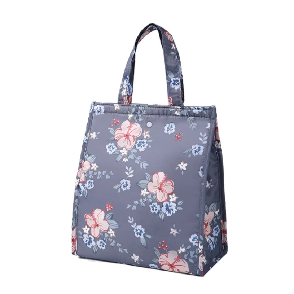 

Hot Sale High Quality Tote Thermal Bag Black Waterproof Oxford Beach Lunch Bag Food Picnic Termica Women kid Men Cooler Bag Nov