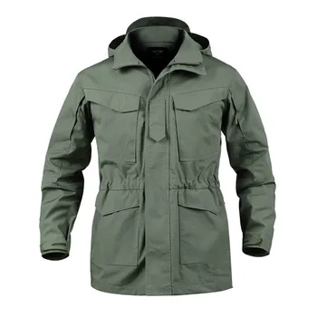 

Men Tactical Jacket New Spring Autumn US Army M65 Military Field Jacket Trench Coats Hoodie Casaco Masculino Windbreaker