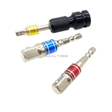 Ударная головка для дрели адаптер конвертер с 3 ПК 1/" 3/8" 1/" кв. Приводной переходник для бит гайка с отверстиями под ключ драйвер удлинитель питания