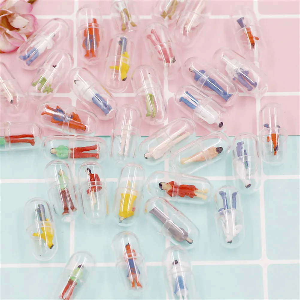 10pcs Case For Iphone Diy Capsule Pills Colorful Person Tpu Soft