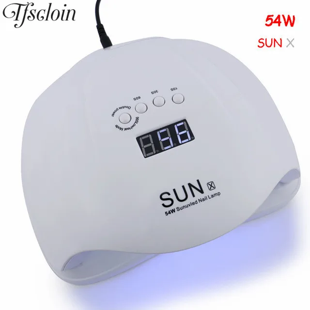 Сушилка для ногтей TFSCLOIN SUNX 48 Вт/54 Вт УФ лампа двойная мощность портативная машина