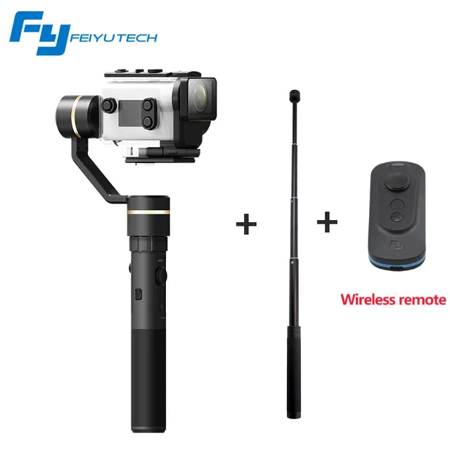 

FeiyuTech fy G5GS Splash Proof Gimbal for Sony AS50 AS50R Sony X3000 X3000R 3-Axis Handheld Stabilizer for SONY Camera