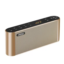 Q8 Bluetooth динамик Портативный беспроводной громкой связи Карманный аудио динамик сабвуфер HiFi Led Дисплей динамик с микрофоном