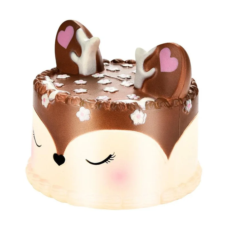 Милые Kawaii Мультфильм Мягкие игрушки в виде тортов медленно поднимающийся