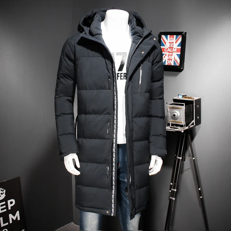high quality Plus Size Winter Man Cotton-padded Clothes Keep Warm Loose Coat Fertilizer Enlarge Fashion jacket Detachable cap