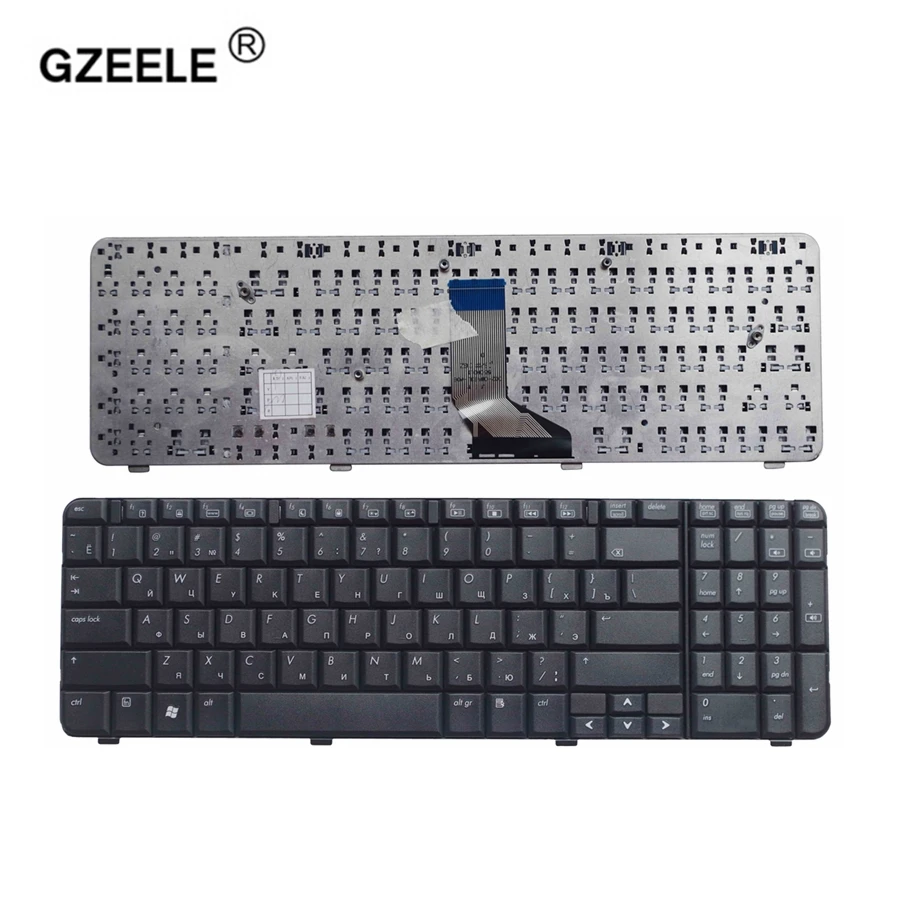 GZEELE Новая русская клавиатура для hp Compaq CQ61 G61 CQ61-100 CQ61-200 CQ61-300 NSK-HA60R 9J. N0Y82.60R AE0P6700310 черный
