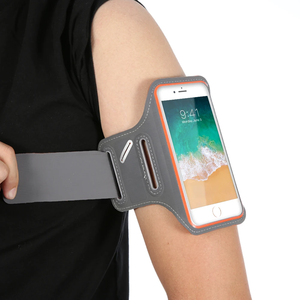 FLOVEME водонепроницаемый универсальный браслет для iPhone 6, 6 S, 7, 8 Plus, X чехол для samsung Galaxy S9, S8 Plus, спортивная сумка для телефона, аксессуары