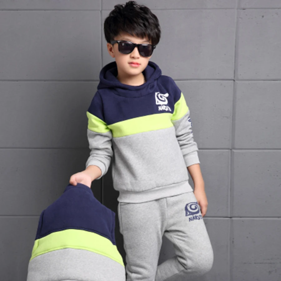 

New Arrivals Full Sleeve Jacket Coat Tops + Pants +Vest 3PCS Autumn Spring Kids Clothes Hooded Children Kids Boys Clothing Set