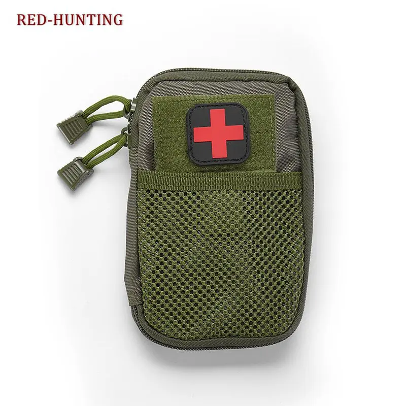 Военная Сумка Molle EDC, сетчатые инструменты, аксессуары, тактические Подсумки, охотничьи поясные сумки, наружные фонарики, карман для журналов - Цвет: Green