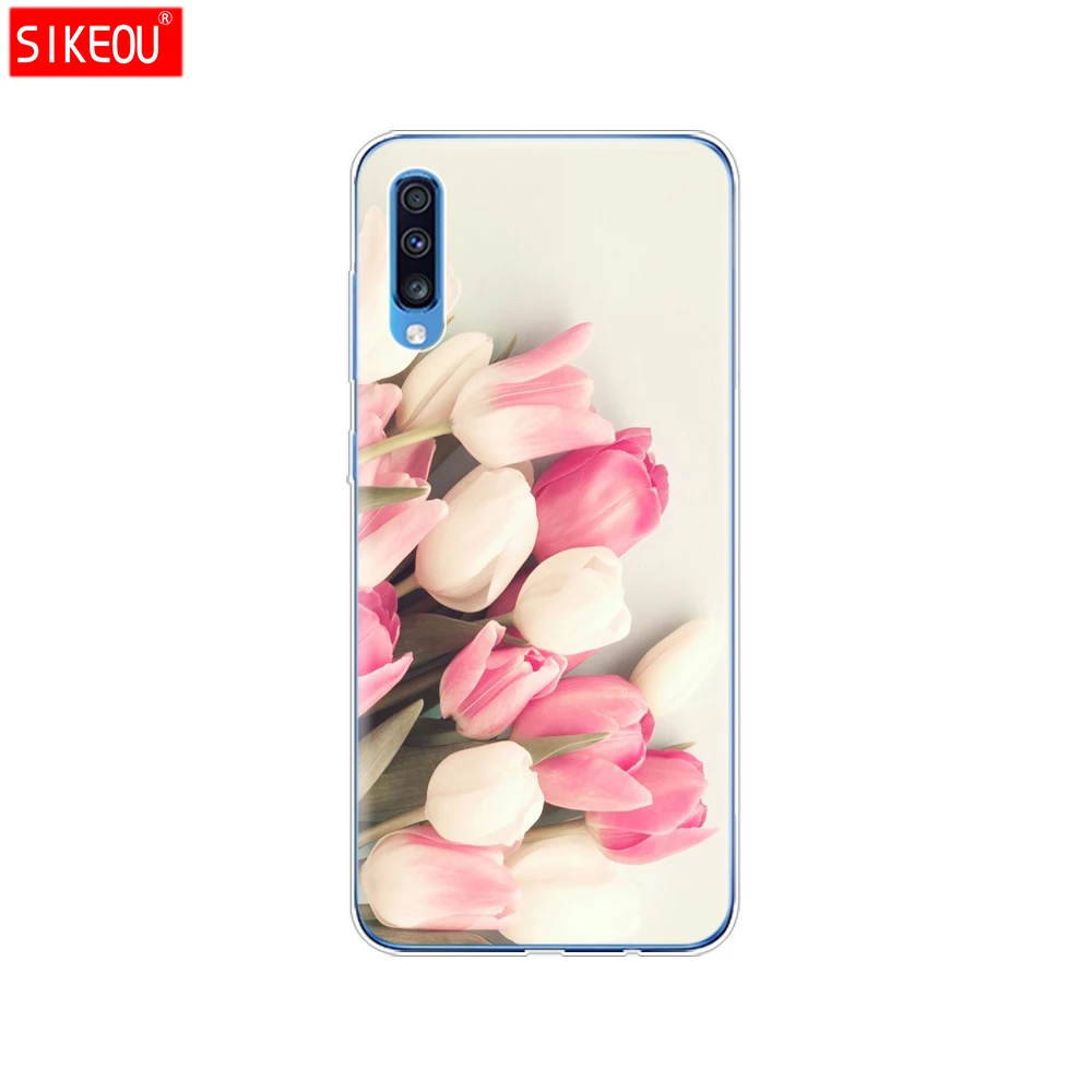 For Samsung A70 Case Soft TPU Phone Back Cover For Samsung Galaxy A70 silicon Cases Coque Capa A 70 A705 A705F bumper Cat - Цвет: 12067