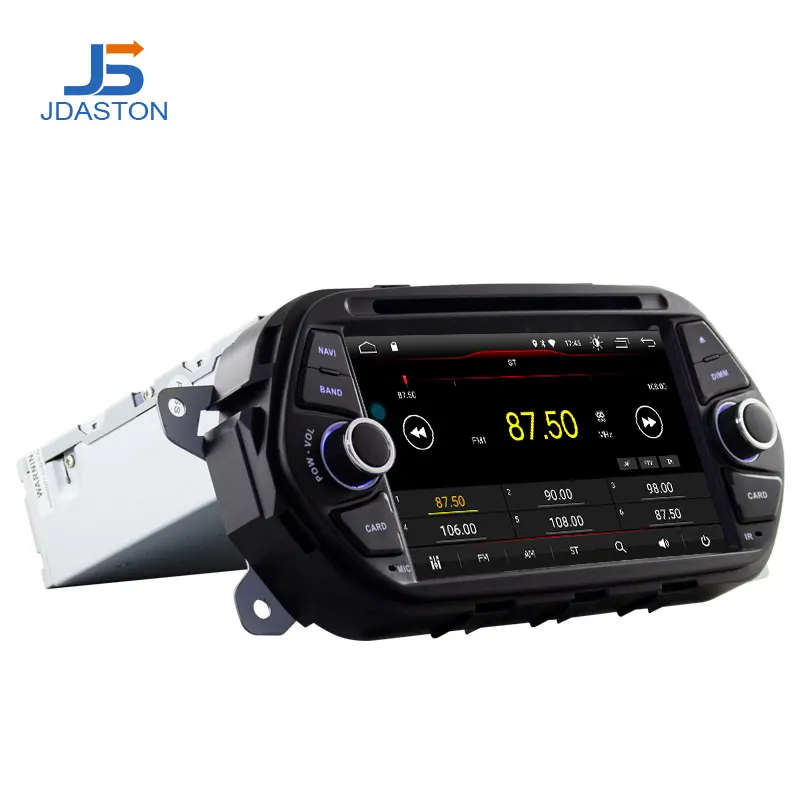 Perfect JDASTON Android 9.1 Car DVD Player For Fiat Bravo 2007 2008 2009 2010 2011 2012 GPS Navigation 2 Din Car Radio Stereo multimedia 2