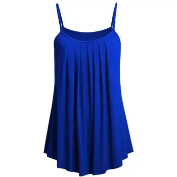 

Sexy Women Off Shoulder Tank Summer Loose T Shirts Backless Camisole Solid Color Tank Tops Plus Size 6XL
