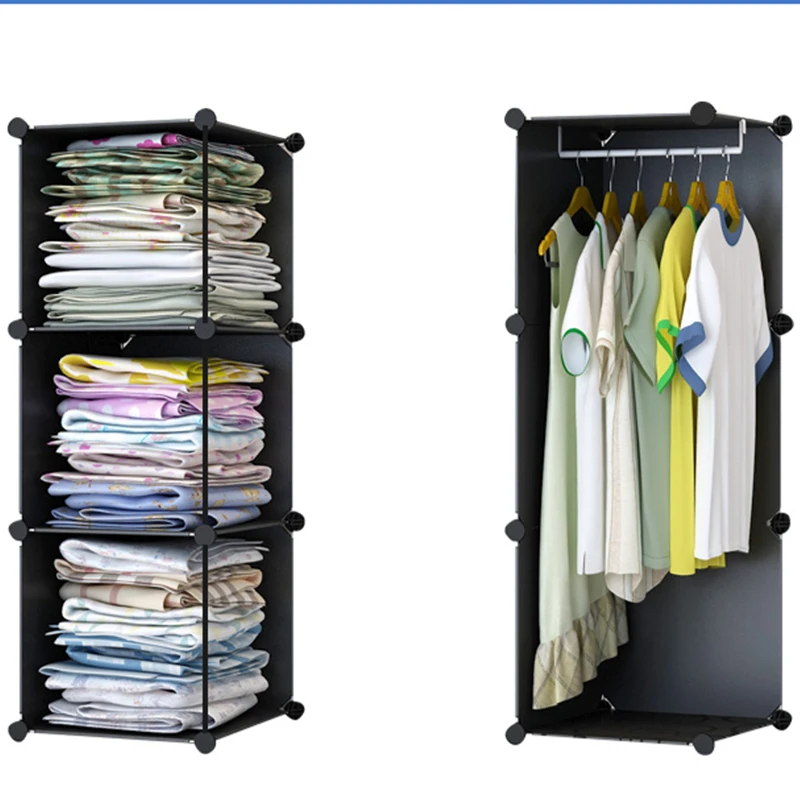 أثاث تخزين عندما الربع خزانة DIY غير المنسوجة أضعاف المحمولة خزانة خزانة أثاث غرف النوم نوم الجهاز