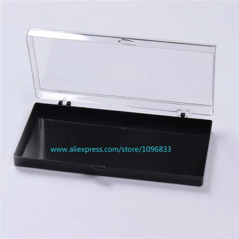 25pcs/Lot Black Packing Box Transparent Cover Empty Plastic False Eyelashes Storage Grafted Lashes Package Container | Красота и