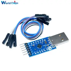 USB 2,0 ttl UART 6PIN модуль Serial Converter CP2104 STC PRGMR чем CP2102 Бесплатная Dupont кабели