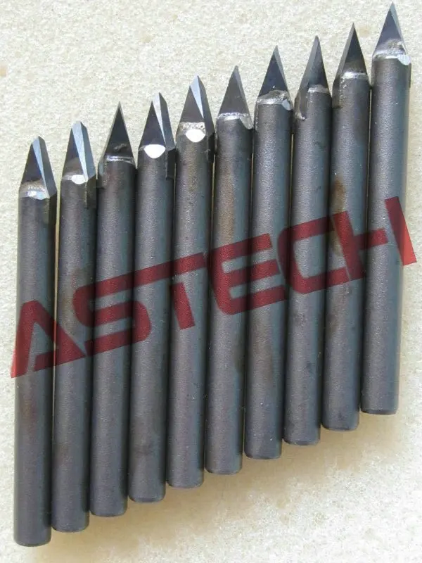 10 pcs 30 Ordinary Angle Engraving Bits, Stone Carving Tools, Carbide