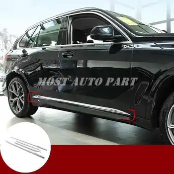 Stainless Steel Car Door Body Side Molding Trim Cover 4pcs For BMW X5 G05 2019