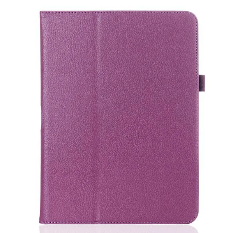 Для samsung Galaxy Tab S 10,5 T800 T805 10,5 дюймов планшет Высокое качество Личи шаблон pu кожаный чехол - Цвет: Purple