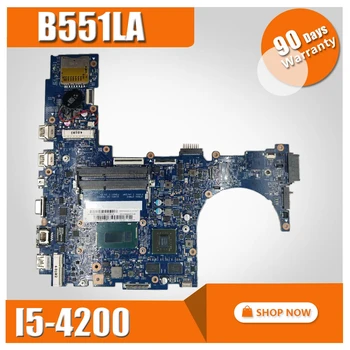 

B551LA Motherboard I5-4200 For Asus B551 B551L B551LA Laptop motherboard B551LA Mainboard B551LA Motherboard test 100% OK