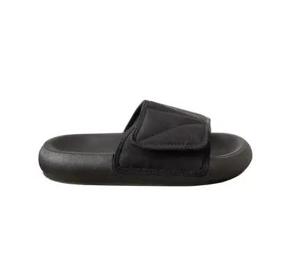 Для мужчин Повседневное холщовые тапочки роскошные летние мужской основной черные тапочки Повседневное Брендовая обувь на плоской подошве сандалии - Цвет: Темно-серый