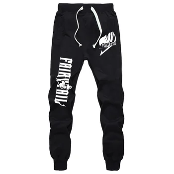 

High Quality Students Sports Summer Breathable Trousers FAIRY TAIL Cotton Loose Straight Pants Jogger Fitness Sweatpants