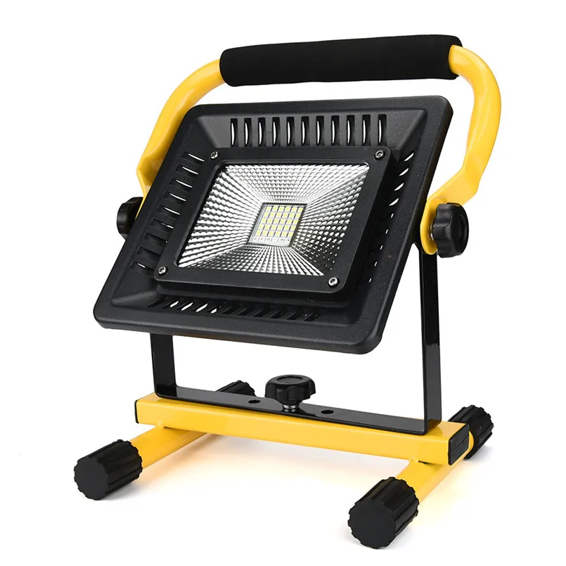 

Waterproof IP65 Nigh Bike Bicycle Light LED Rechargeable Cordless Mobile Portable Site FloodLight Camping Fishing A2