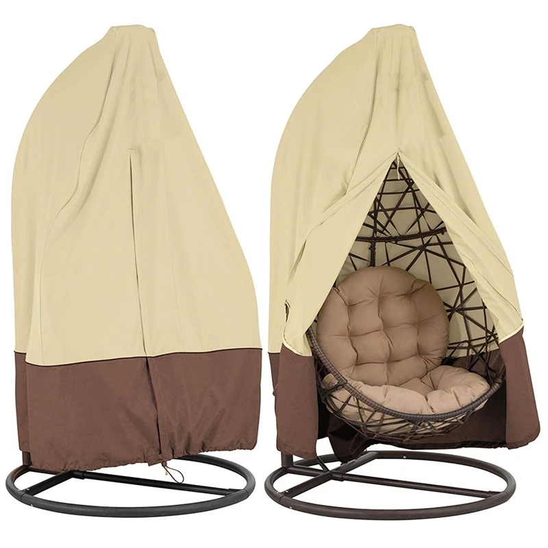 

Single Swing Chair Waterproof Cover Rattan Swing Patio Garden Weave Hanging Egg Chair Seat Cover Anti-UV HOt Sale Chair Cover