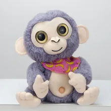 5 цветов плюшевая игрушка запись электричества обучение качели обезьяна кукла моделирование обезьяна рации детский подарок Прямая