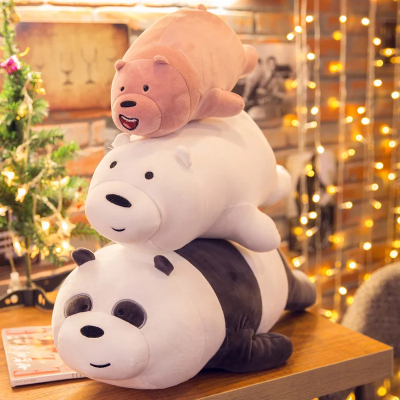 

40 60cm giant stuffed animals toys panda bear large stuffed plush toys for children girls soft cute nordic cartoon baby nice