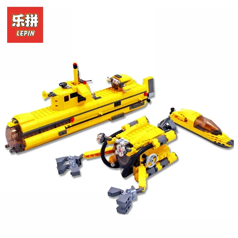 

LEPIN 24012 Creative Underwater Explora Ship Set Funny Children Educational Building Blocks Bricks Toy Model LegoINGlys 4888