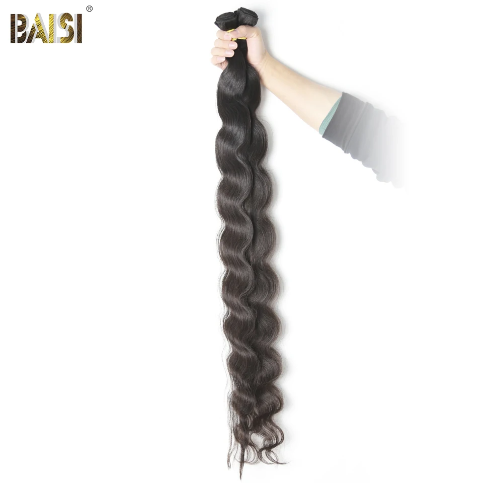

Baisi Hair Peruvian Virgin Hair Body Wave Long Hair Bundles 28-42 Inch 100% Human Hair