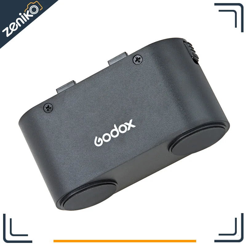 

Godox PB960 Black Lithium Removable Reserve 4500mAH External Flash Power Backup Fast Fill Output Battery Chamber Pack For PB960