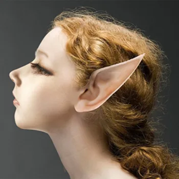 

Mysterious Angel Elf Ears Halloween Costume Props Cosplay Accessories Latex Prosthetic False Ears Party Supplies 1 Pair hot