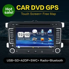 Auto USB Car PC DVD GPS 2 Din Stereo Player For VW Golf 5 6 Polo Bora Jetta MK4 B6 Passat Tiguan Skoda Octavia Fabia BT FM RDS