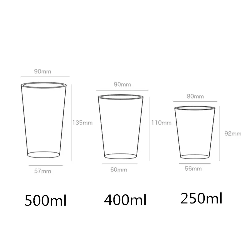 размеры стаканчиков для кофе. размеры бумажных стаканов. 90мм п. стакан aqua 360 мл высота 52555sl. бокал tescoma mydrink, 350 мл.