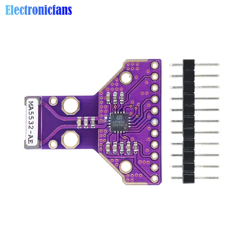 

AS3935 Digital Sensor Breakout Board Module SPI I2C Interface Strikes Thunder Rainstorm Storm Distance Detection 2.4V to 5.5V