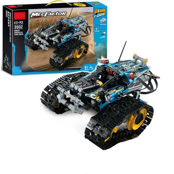 

New fit technic MOC RC TRACKED Stunt RACER car Electric Motor Power Function city Building Block brick Model kid gift