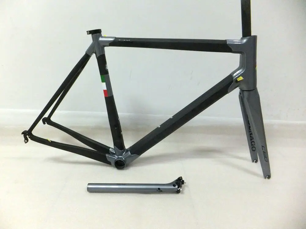 C60 PLAN Frameset Серый Colnago углеродный Дорожный полный велосипед с комплектом для продажи углеродная 50 мм Колесная пара