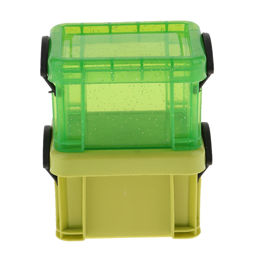 1/6 Candy Color Storage Case for 1/6 Dolls House Furniture Doll Decoration Accessory Kids Pretend Play Toys